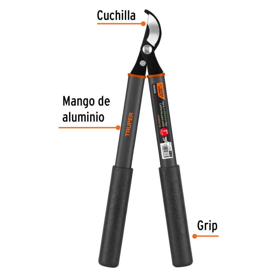 Сучкорез By-pass Truper, рез 2,5 см, длина 38 см, 100652