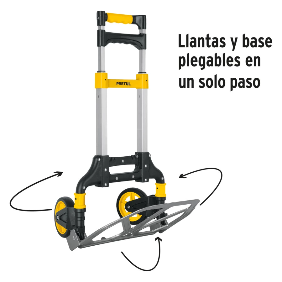 Тележка складная с телескопической ручкой Pretul до 100 кг, 24127