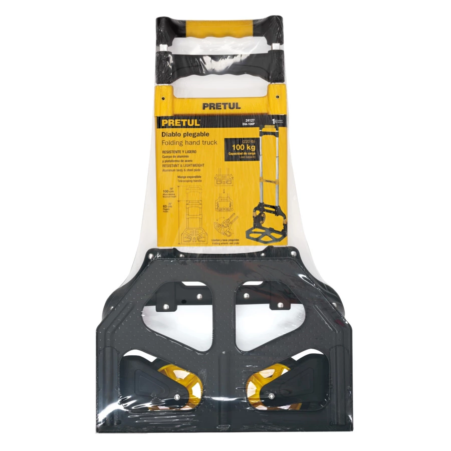 Тележка складная с телескопической ручкой Pretul до 100 кг, 24127