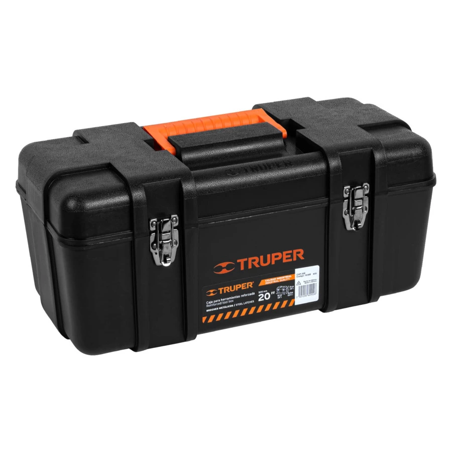Ящик для инструмента 20 с органайзером Truper 50х27х23 см, пластик, черный, 10380