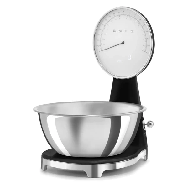 Кухонные весы SMEG KSF01BLWW 27,6х30,9х38,5 см, черный