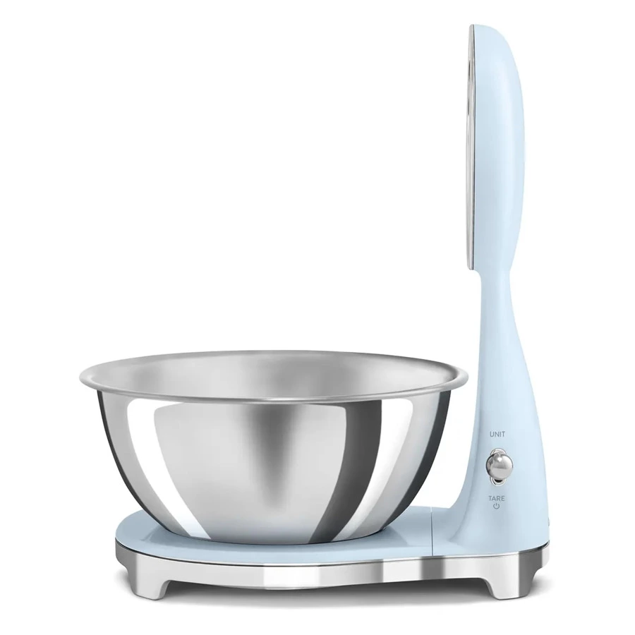 Кухонные весы SMEG KSF01PBWW 27,6х30,9х38,5 см, пастельный голубой