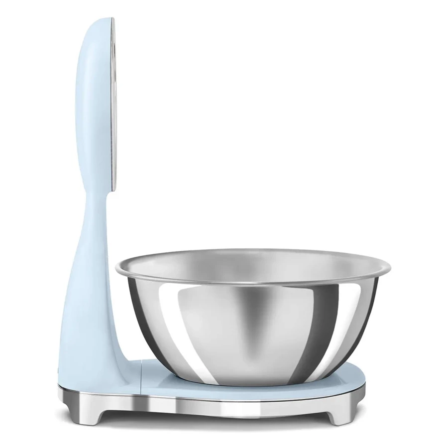 Кухонные весы SMEG KSF01PBWW 27,6х30,9х38,5 см, пастельный голубой