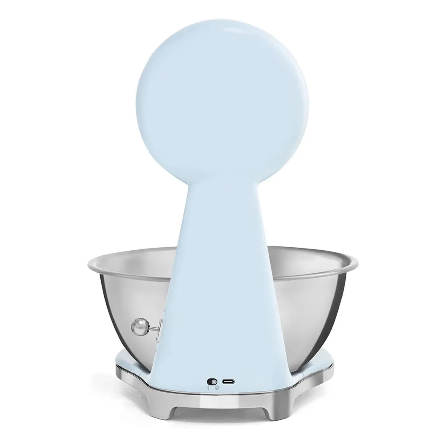 Кухонные весы SMEG KSF01PBWW 27,6х30,9х38,5 см, пастельный голубой