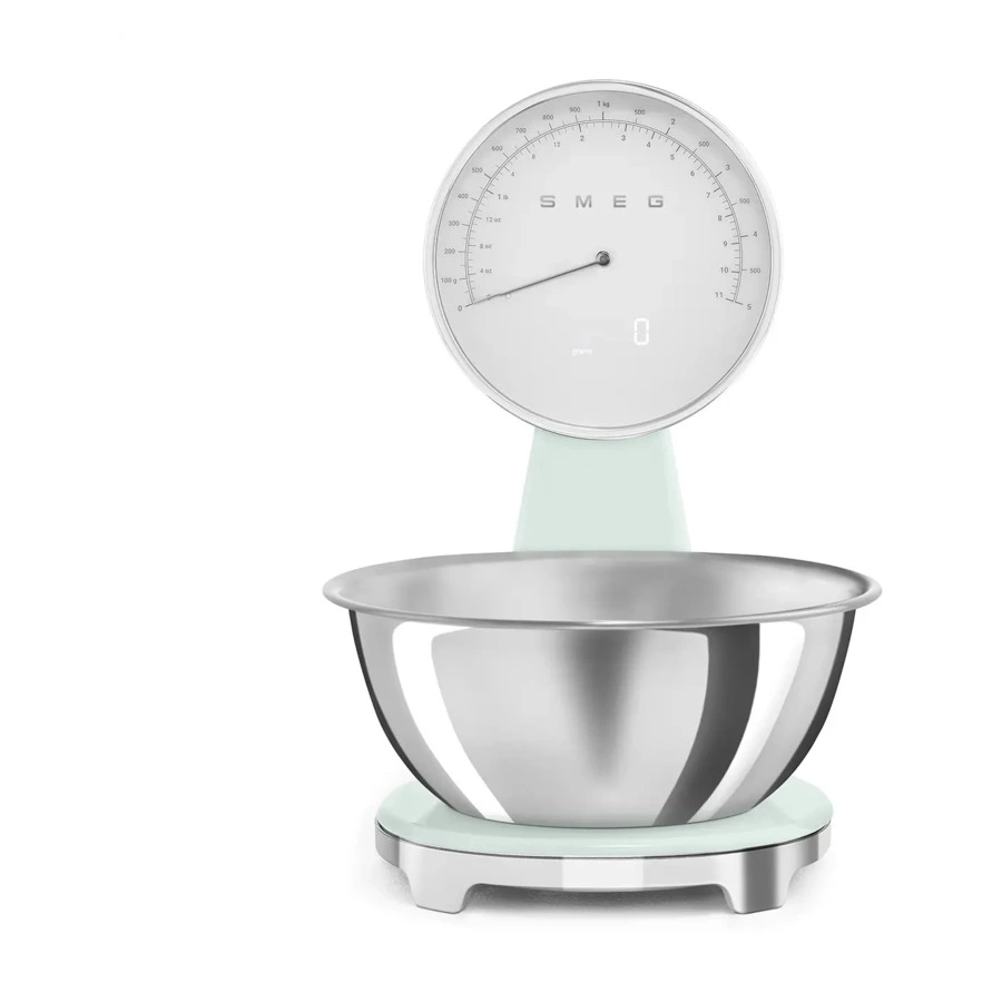 Кухонные весы SMEG KSF01PGWW 27,6х30,9х38,5 см, пастельный зеленый