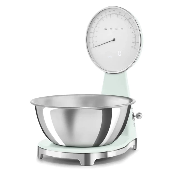 Кухонные весы SMEG KSF01PGWW 27,6х30,9х38,5 см, пастельный зеленый