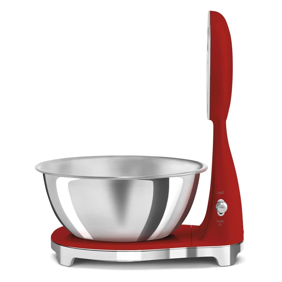 Кухонные весы SMEG KSF01RDWW 27,6х30,9х38,5 см, красный