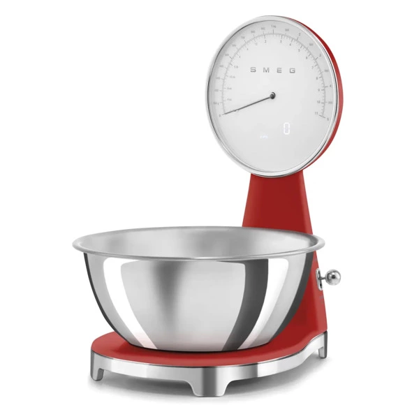 Кухонные весы SMEG KSF01RDWW 27,6х30,9х38,5 см, красный