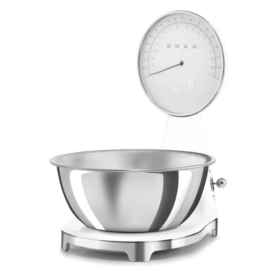 Кухонные весы SMEG KSF01WHWW 27,6х30,9х38,5 см, белый