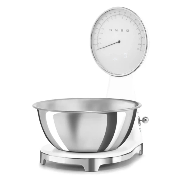 Кухонные весы SMEG KSF01WHWW 27,6х30,9х38,5 см, белый