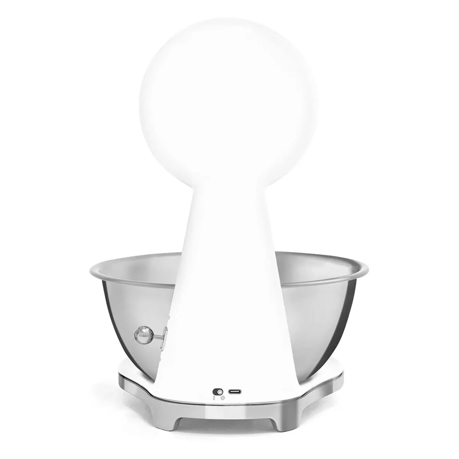 Кухонные весы SMEG KSF01WHWW 27,6х30,9х38,5 см, белый