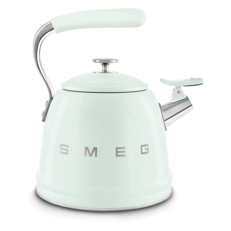 Чайник со свистком SMEG WKF01PG , 2.3 л, пастельный зеленый