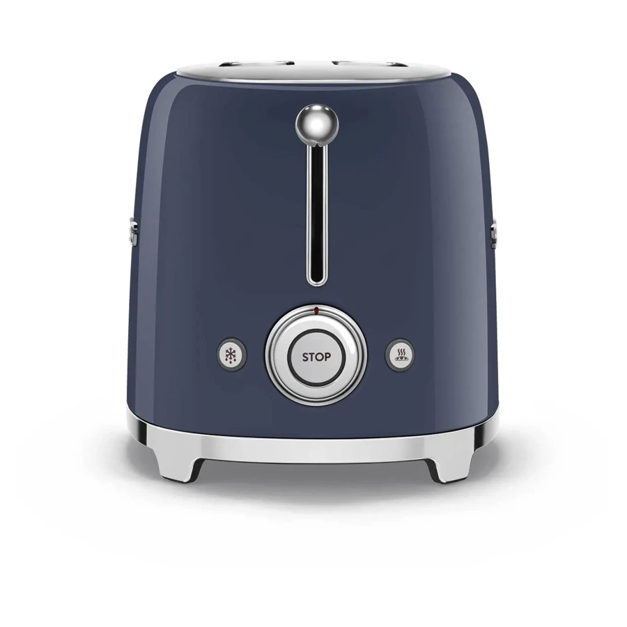 Тостер на 2 ломтика SMEG TSF01NBEU, темно-синий