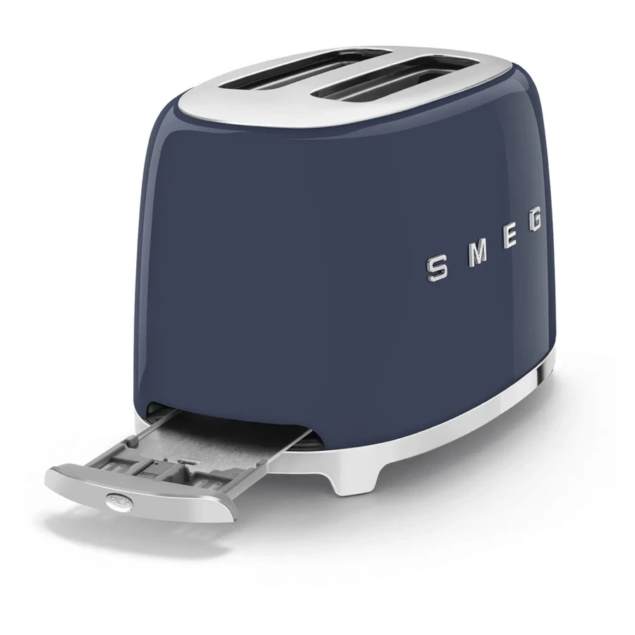 Тостер на 2 ломтика SMEG TSF01NBEU, темно-синий
