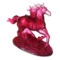 Фигурка Decor de Table Pate de Verre Cristal Лошадка 15х14 см, красная, хрустальное тесто, п/к