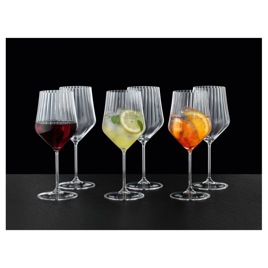 Набор бокалов для коктейлей и красных вин Nachtmann Aperitivo 640 мл, 6 шт, стекло хрустальное, п/к