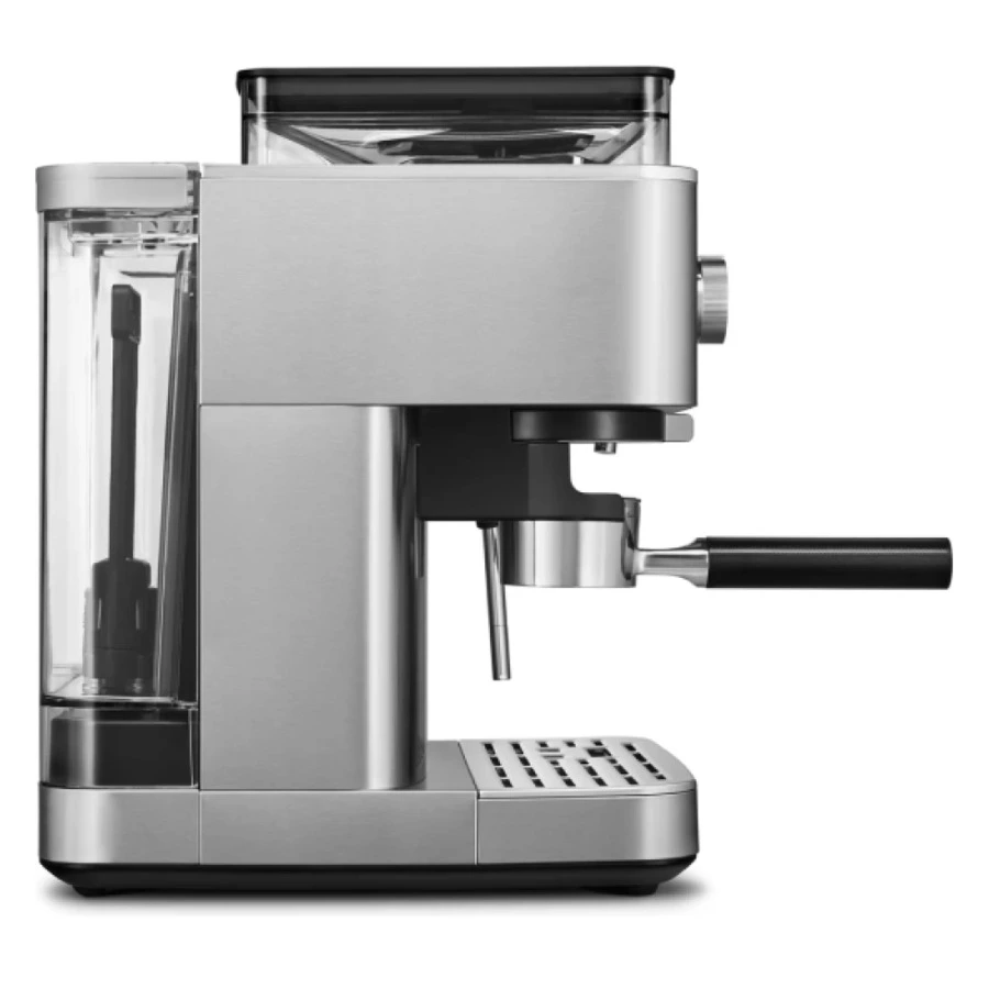 Полуавтоматическая эспрессо машина с кофемолкой KitchenAid, 5KES6551ESX, нержавеющая сталь