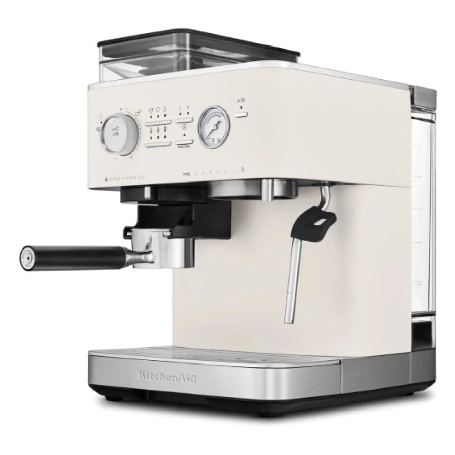 Полуавтоматическая эспрессо машина с кофемолкой KitchenAid, 5KES6551EPL, фарфорово-белый
