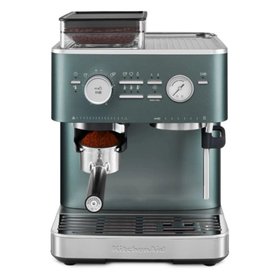 Полуавтоматическая эспрессо машина с кофемолкой KitchenAid, 5KES6551EJP, ягода можжевельника