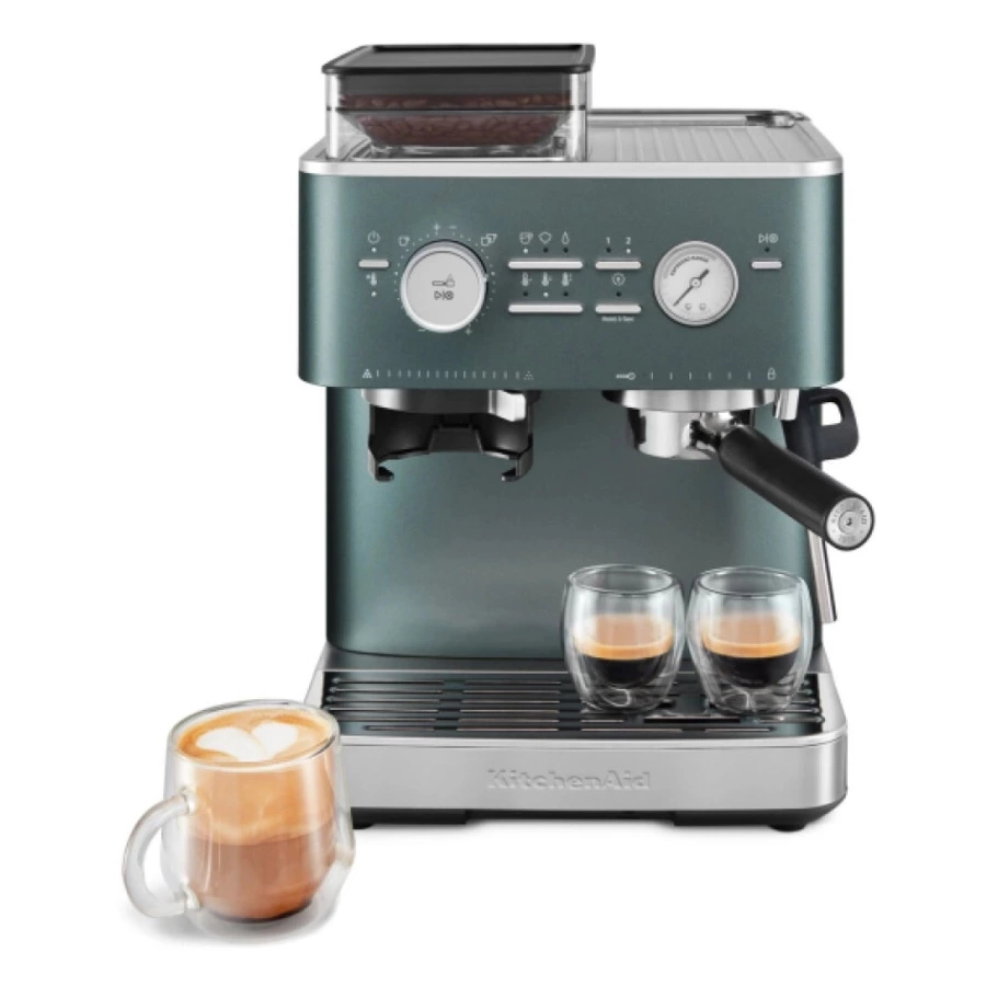 Полуавтоматическая эспрессо машина с кофемолкой KitchenAid, 5KES6551EJP, ягода можжевельника