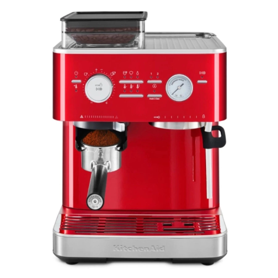 Полуавтоматическая эспрессо машина с кофемолкой KitchenAid, 5KES6551ECA, карамельное яблоко