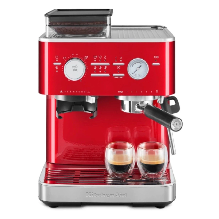 Полуавтоматическая эспрессо машина с кофемолкой KitchenAid, 5KES6551ECA, карамельное яблоко