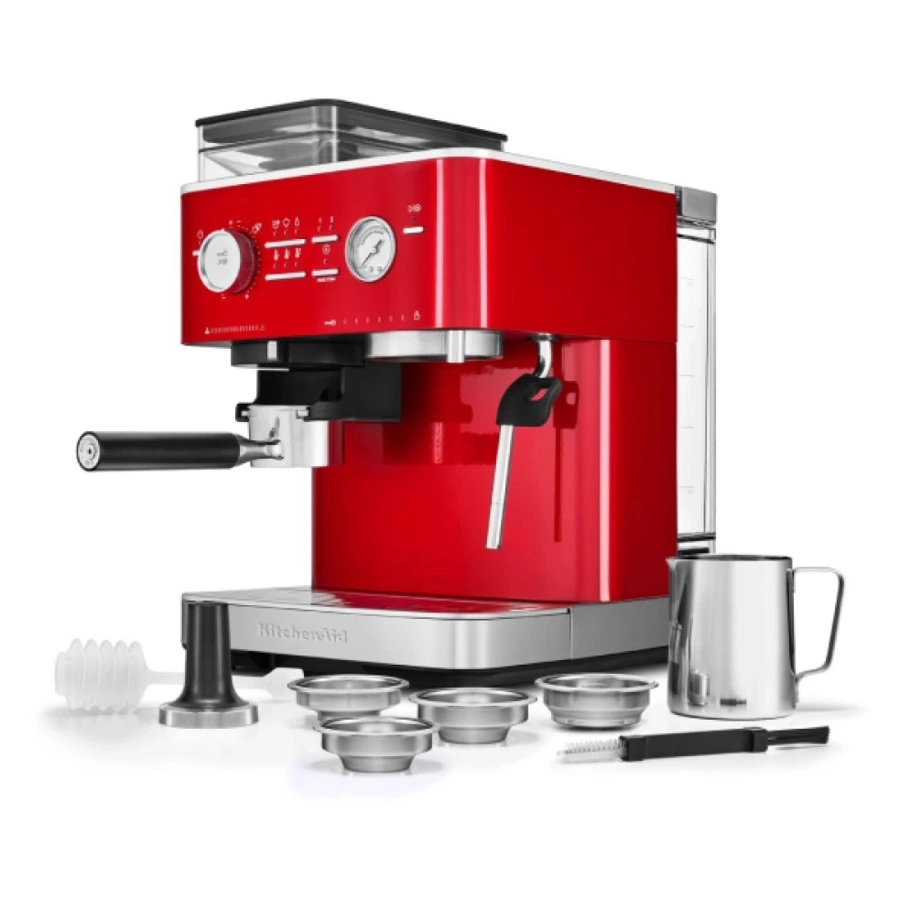 Полуавтоматическая эспрессо машина с кофемолкой KitchenAid, 5KES6551ECA, карамельное яблоко