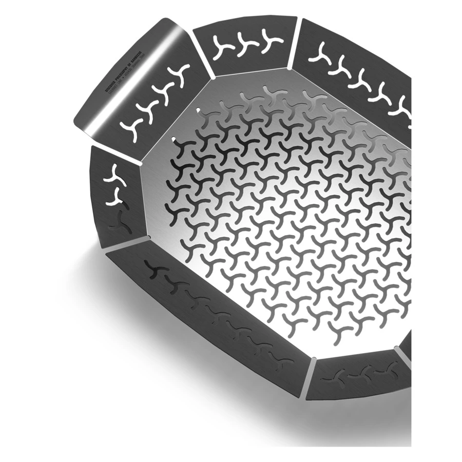 Противень-корзина овальный 800 Degrees Oval Grill Basket 37,2х26,5х2,6см, сталь нержавеющая