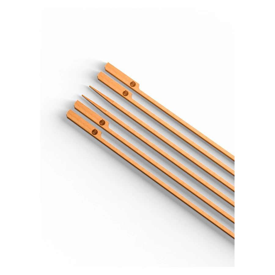 Шпажки бамбуковые длинные 800 Degrees Bamboo Skewers 30см, 110 шт