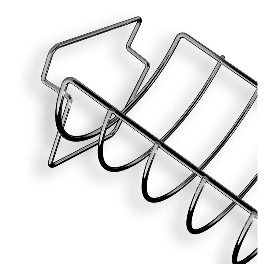 Подставка решетка для запекания ребрышек 800 Degrees Rib & Roast Rack 37x21x12,5см, сталь нержавеюща