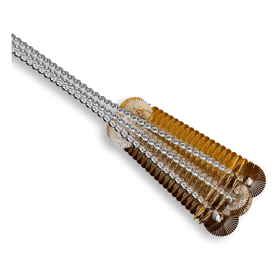 Щетка прямая латунная для чистки решеток 800 Degrees Triple Head Row Brush 54х8х8см