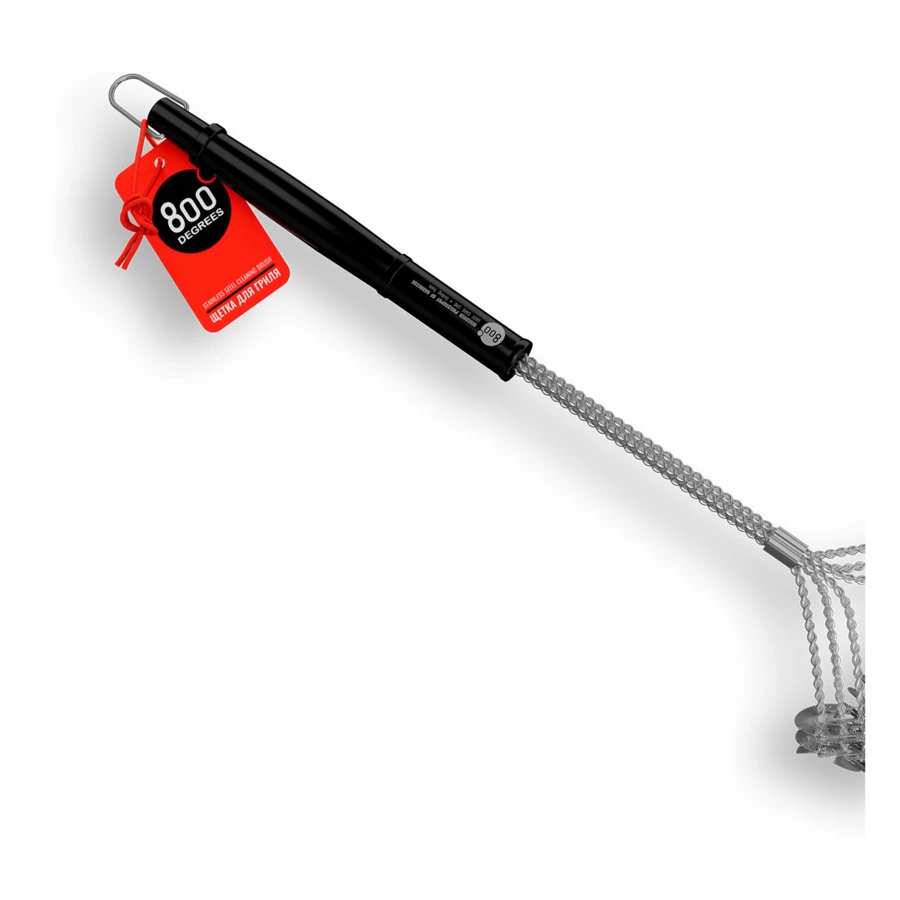 Щетка Т-образная для чистки решеток 800 Degrees Triple Head Wide Brass Brush 54х17х6см