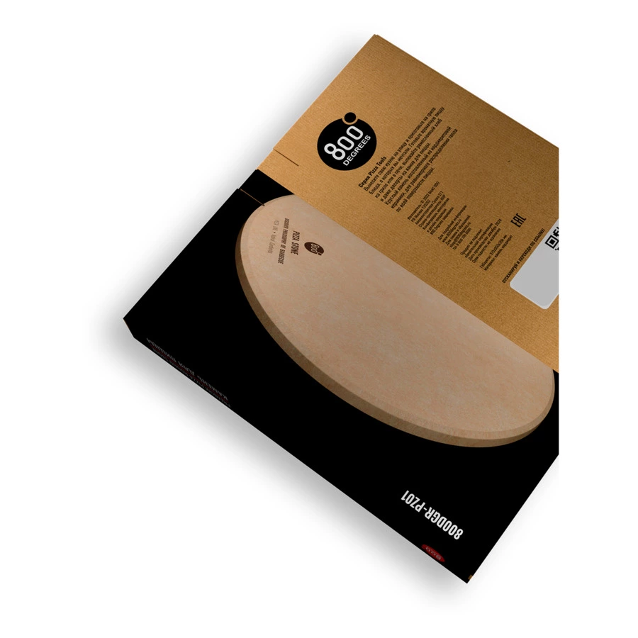Камень для пиццы круглый 800 Degrees Premium Pizza Stone D37см, кордиерит