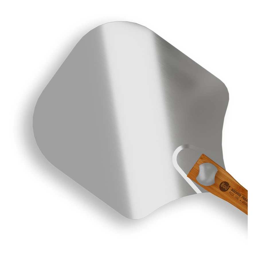 Лопатка для пиццы складная 800 Degrees Rotatable Pizza Paddle 36х31х4см, сталь, ручка бамбук