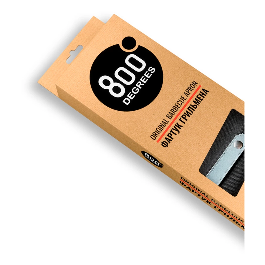 Фартук грильмена с карманами 800 Degrees Original Apron, канвас, кожа