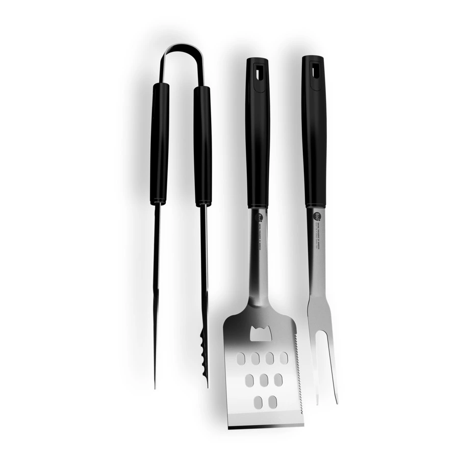 Набор грильмена Red Line 800 Degrees Stainless Steel BBQ Tools Set 43,5см, сталь, пластик