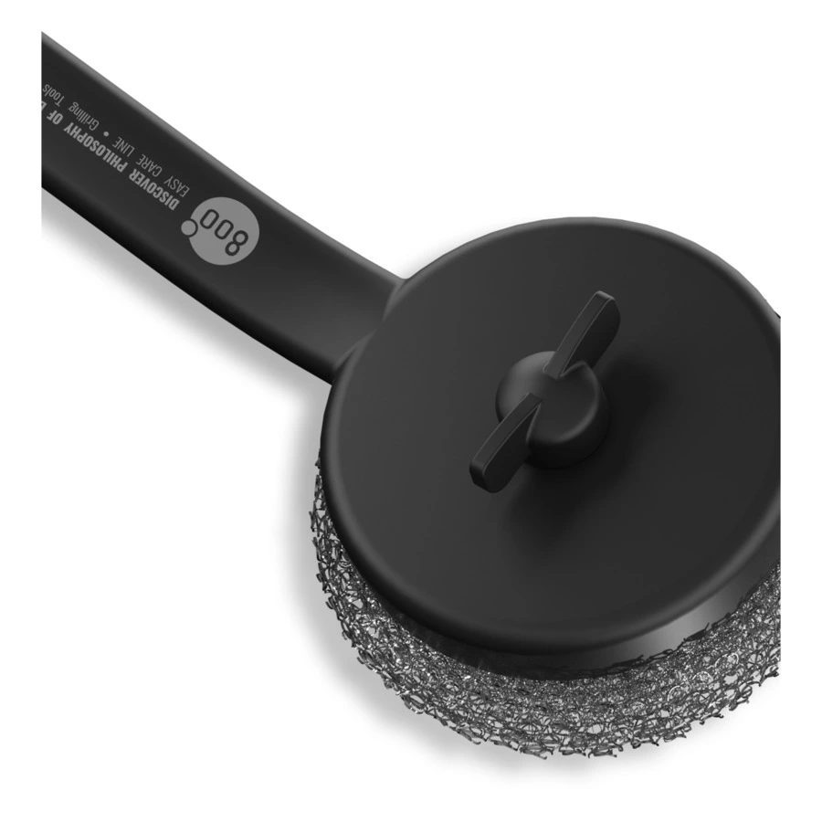 Щетка круглая для сковород и решеток 800 Degrees Steel Wool Cleaning Brush 43,5x8,5x7см, сталь