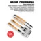 Набор грильмена Red Line 800 Degrees Stainless Steel BBQ Bamboo Tools Set 39,5, сталь, бамбук