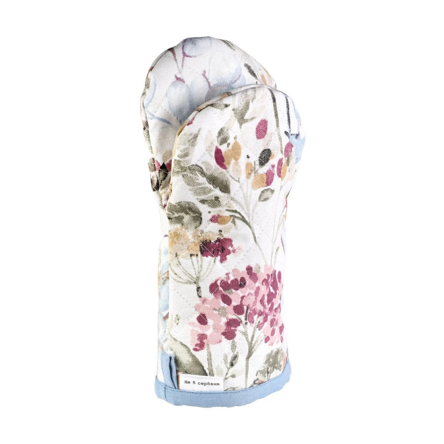 Варежка-прихватка Не в сервант Весна 25х15 см, хлопок, разноцветная