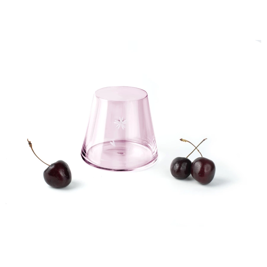 Бокал Tajima Glass Фудзи Хоэй 280 мл, стекло, сакура, деревянная коробка