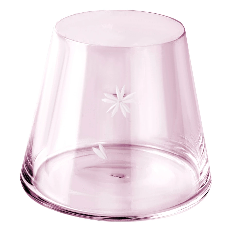 Бокал Tajima Glass Фудзи Хоэй 280 мл, стекло, сакура, деревянная коробка