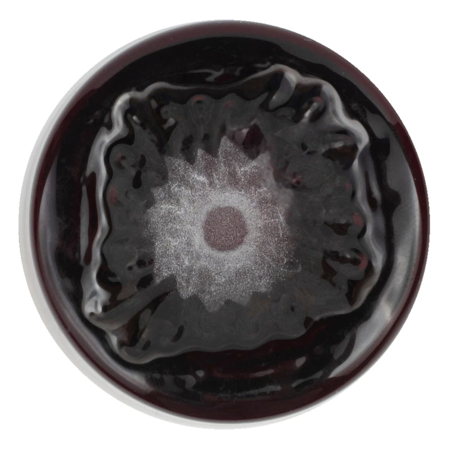 Рюмка Tajima Glass Фудзи с позолотой 85 мл, стекло, медно-красная, деревянная коробка