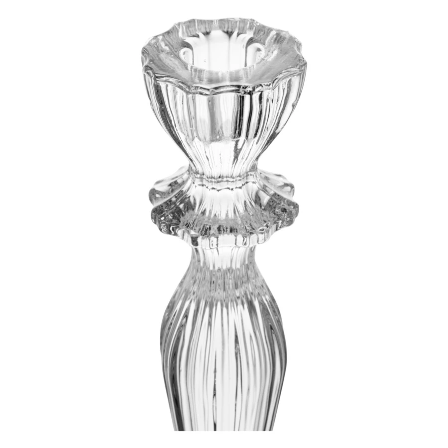 Подсвечник Decor de Table Меандр 25,5 см, стекло