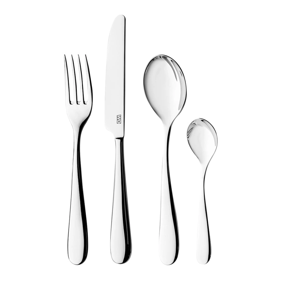 Набор столовых приборов WO REALITY на 6 персон 24 предмета, сталь нержавеющая 18/10, п/к