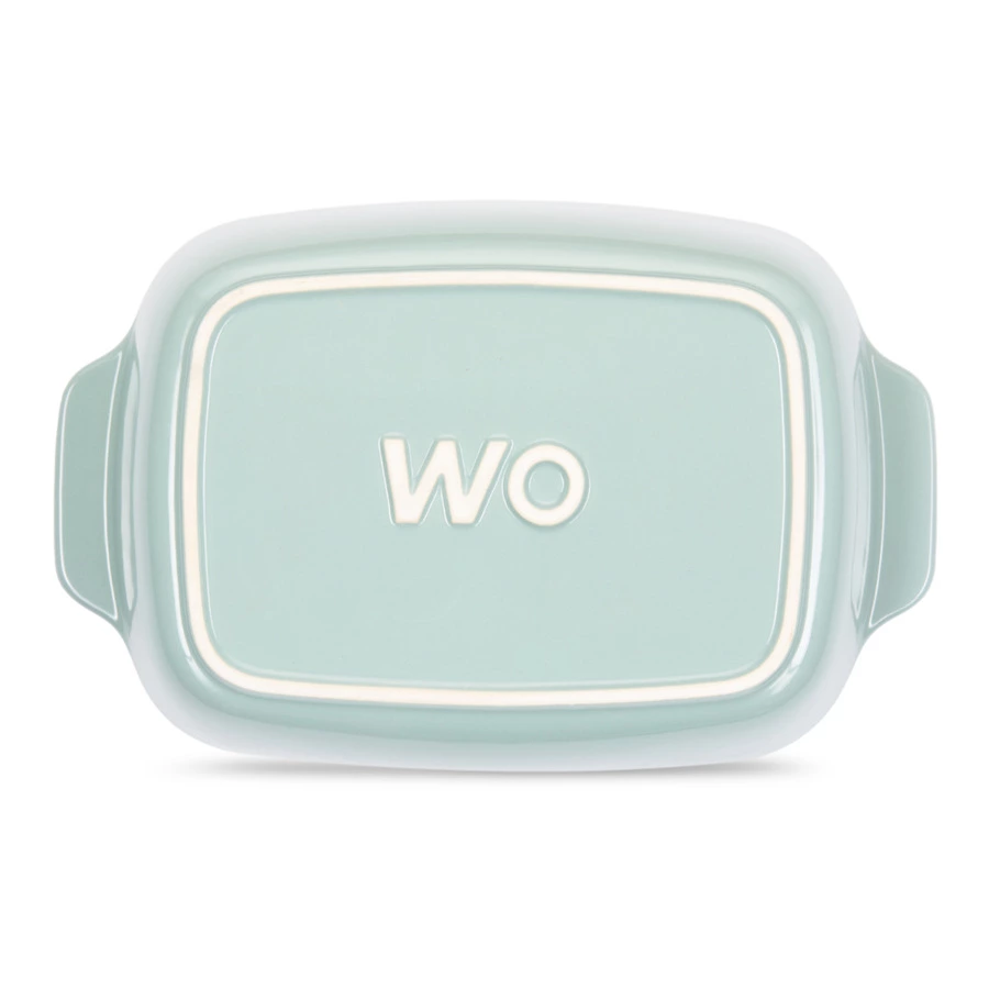 Форма для запекания WO Paola 31х19,3x5,5 см, 1,6 л, жаропрочная керамика, зеленая