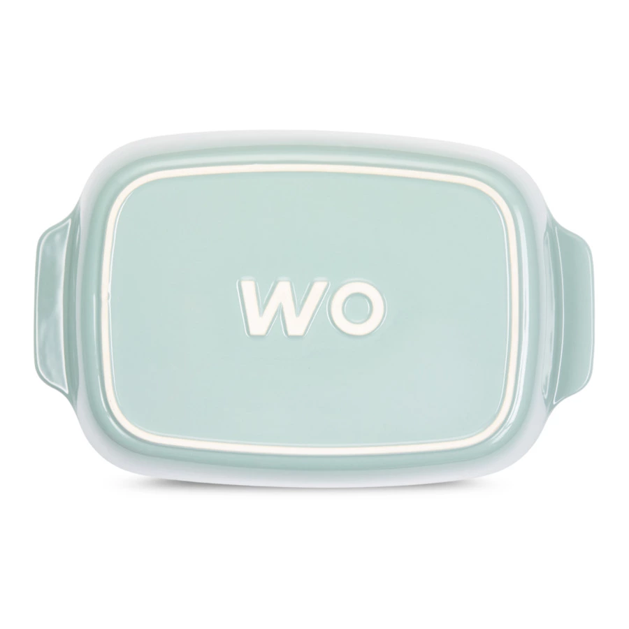 Форма для запекания WO Paola 35х22,2x6 см, 2,3 л, жаропрочная керамика, зеленая