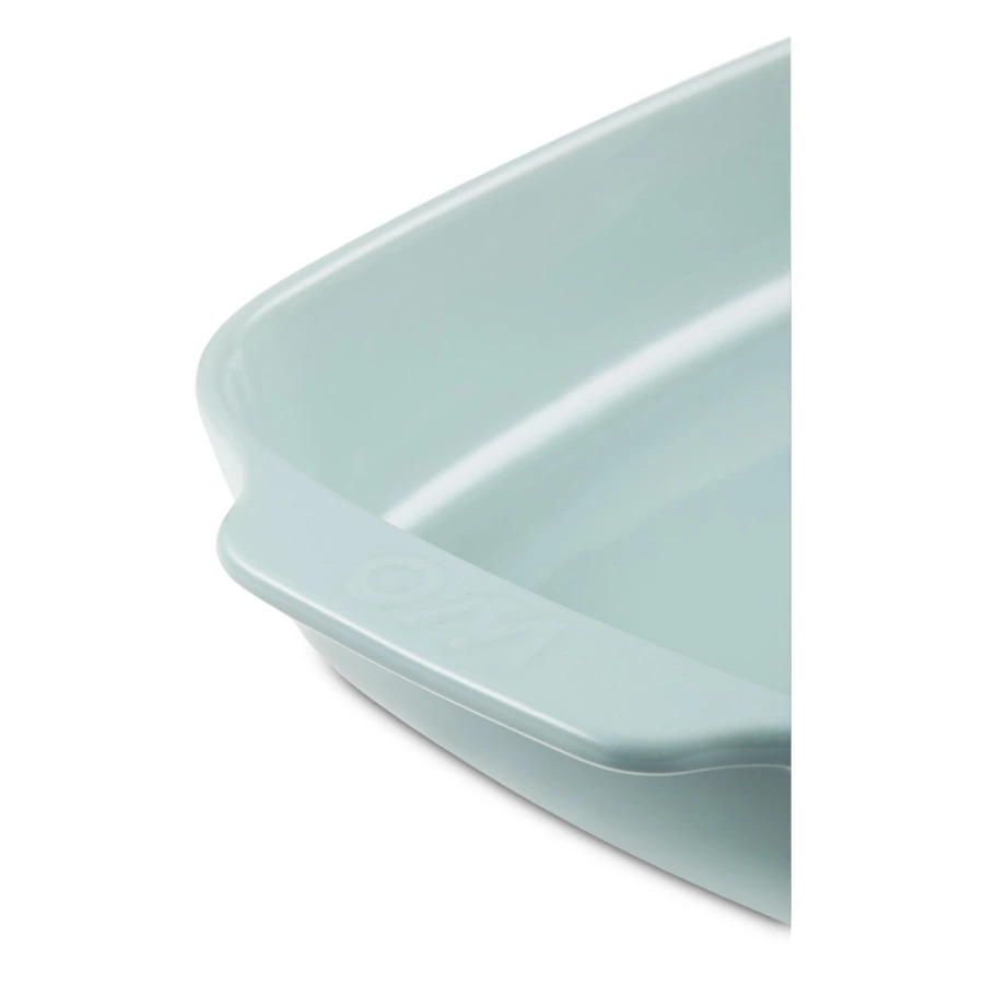 Форма для запекания WO Paola 35х22,2x6 см, 2,3 л, жаропрочная керамика, зеленая