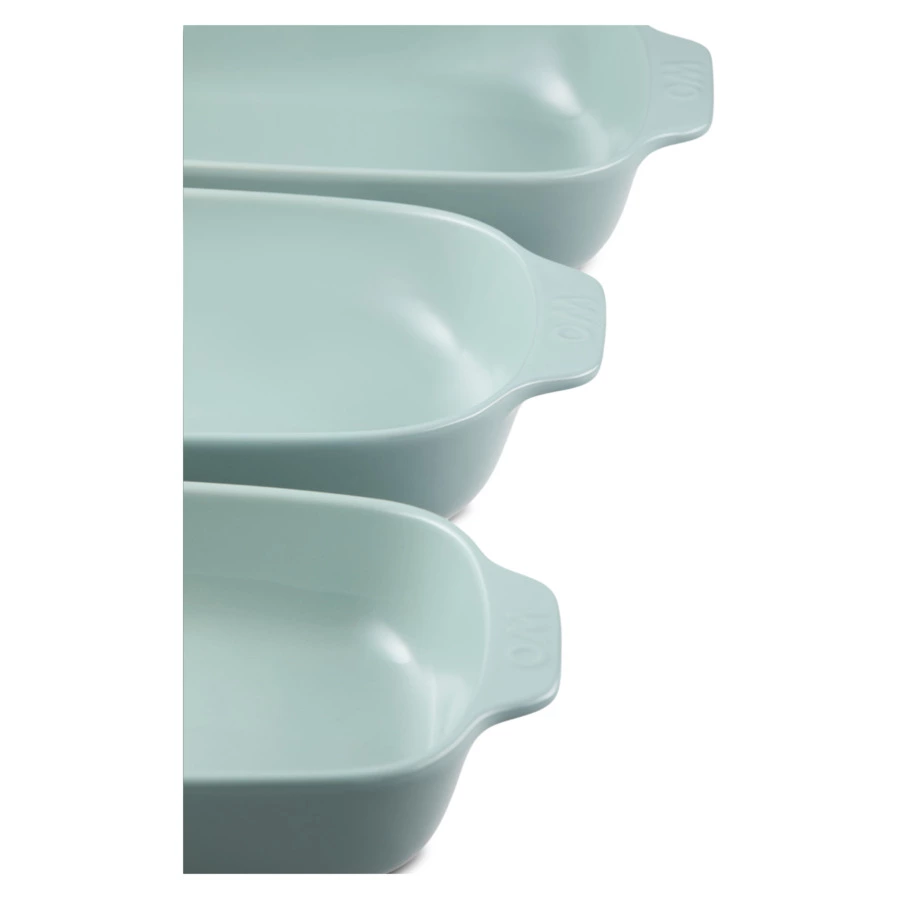 Форма для запекания WO Paola 35х22,2x6 см, 2,3 л, жаропрочная керамика, зеленая