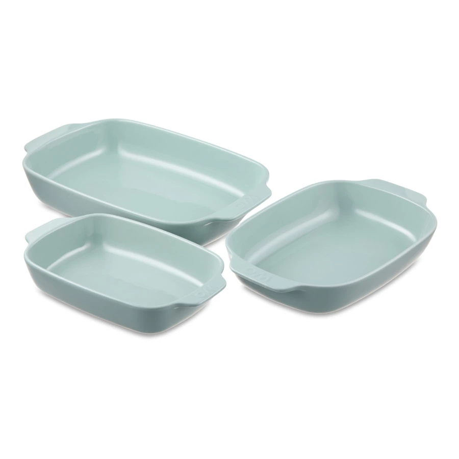 Форма для запекания WO Paola 35х22,2x6 см, 2,3 л, жаропрочная керамика, зеленая