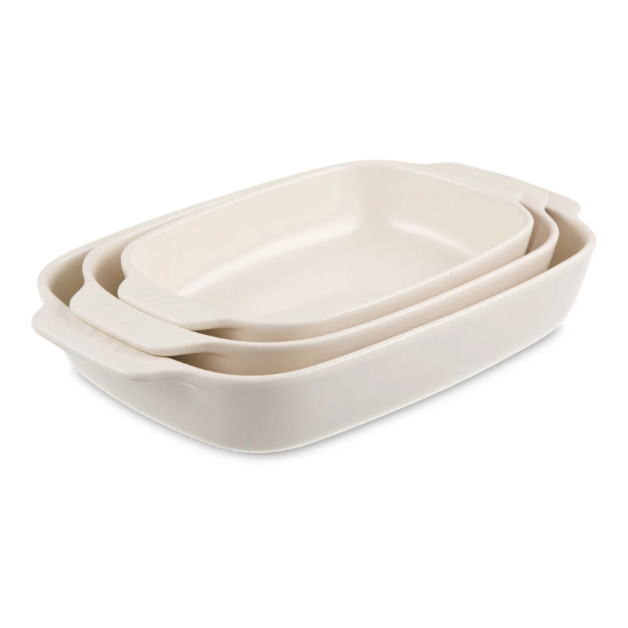Форма для запекания WO Paola 35х22,2x6 см, 2,3 л, жаропрочная керамика, бежевая